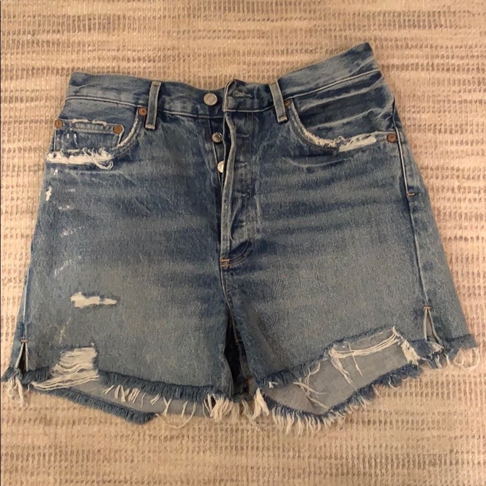 Agolde High Waisted Jean Shorts